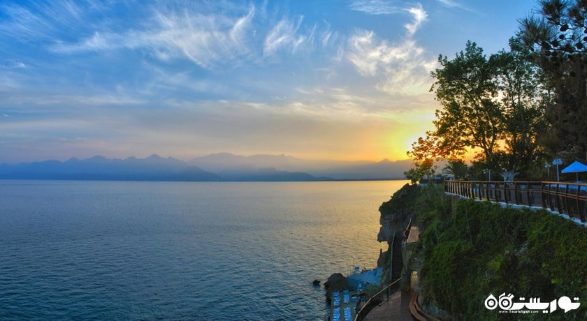 چشم انداز دریا هتل رز آنتالیا ریزورت اند اسپا